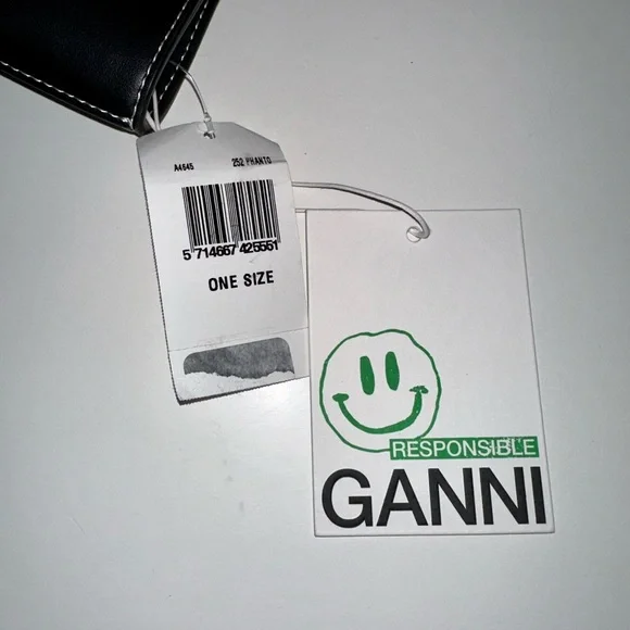 SOLD!!    NWT GANNI Black Tote Bag - Picture 10 of 12